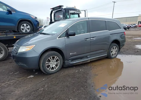 2011 Honda Odyssey Ex from USA, damaged, VIN 5FNRL5H42BB090839